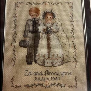 Better Homes And Gardens Wedding Counted Cross-Stitch Art